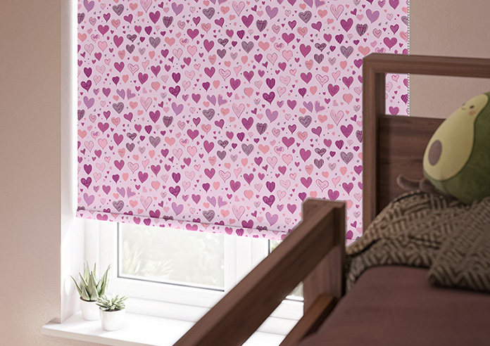 Sweetheart, Pink - Roller Blind - Image 5
